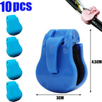 ABS Fishing Rod Holder Universal Multifunction Fixation for Lure Sea Table Rods Transport Storage Anti Slip Protective 4.5x3x3cm