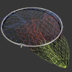 40cm 50cm Fishing Net Folding Fishing Brail Landing Net Ultra Light Titanium Alloy Deepening catching Net  Tool Accessorie