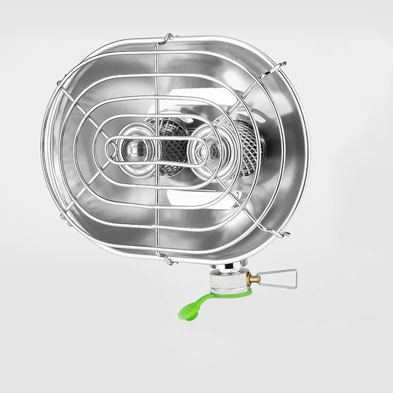 BRS-H22 Outdoor aluminum alloy stainless steel Gas Heater Infrared Ray Double Burners Heating Stoves