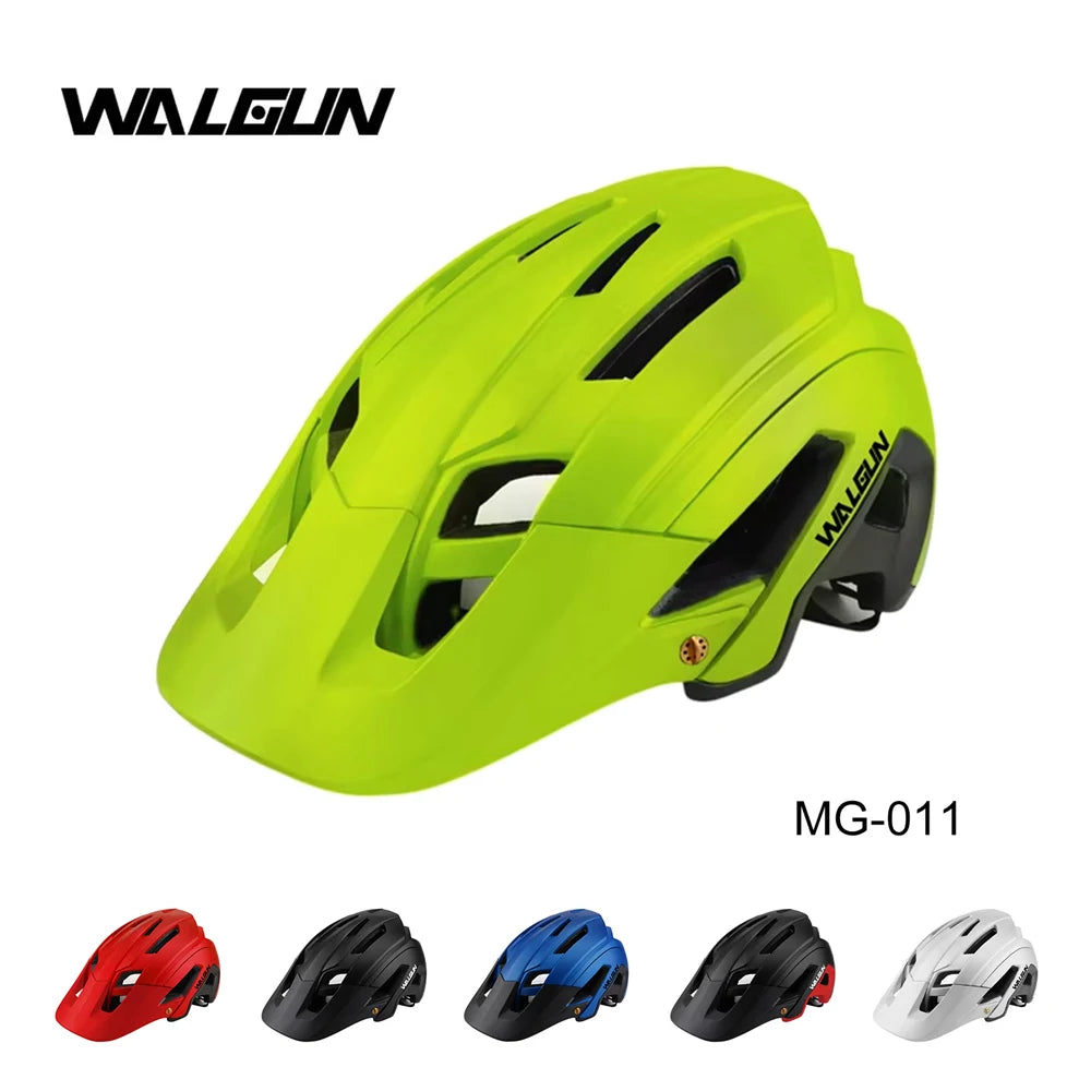 WALGUN Bicycle Helmet MTB Mountain Cycling Helmets Men Women Offroad Half Racing Bike Helmet Safe Breathable High-performance