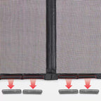 Magnetic screen door, hands-free mesh curtain, child and pet friendly, heavy-duty mosquito net, easy to install，Auto-Close