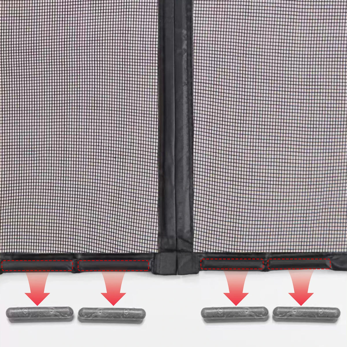 Magnetic screen door, hands-free mesh curtain, child and pet friendly, heavy-duty mosquito net, easy to install，Auto-Close