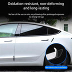 4PCS For Tesla Model 3 Y Juniper Highland 2025-2020 ABS Car Door Edge Stickers Anti-collision Strip Protection Decal Accessories