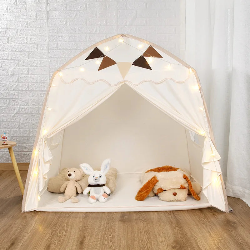 Kids Play Tent for Boys Girls Princess Castle Playhouse Indoor Outdoor Children's Toy House for Toddlers Tent Gift
