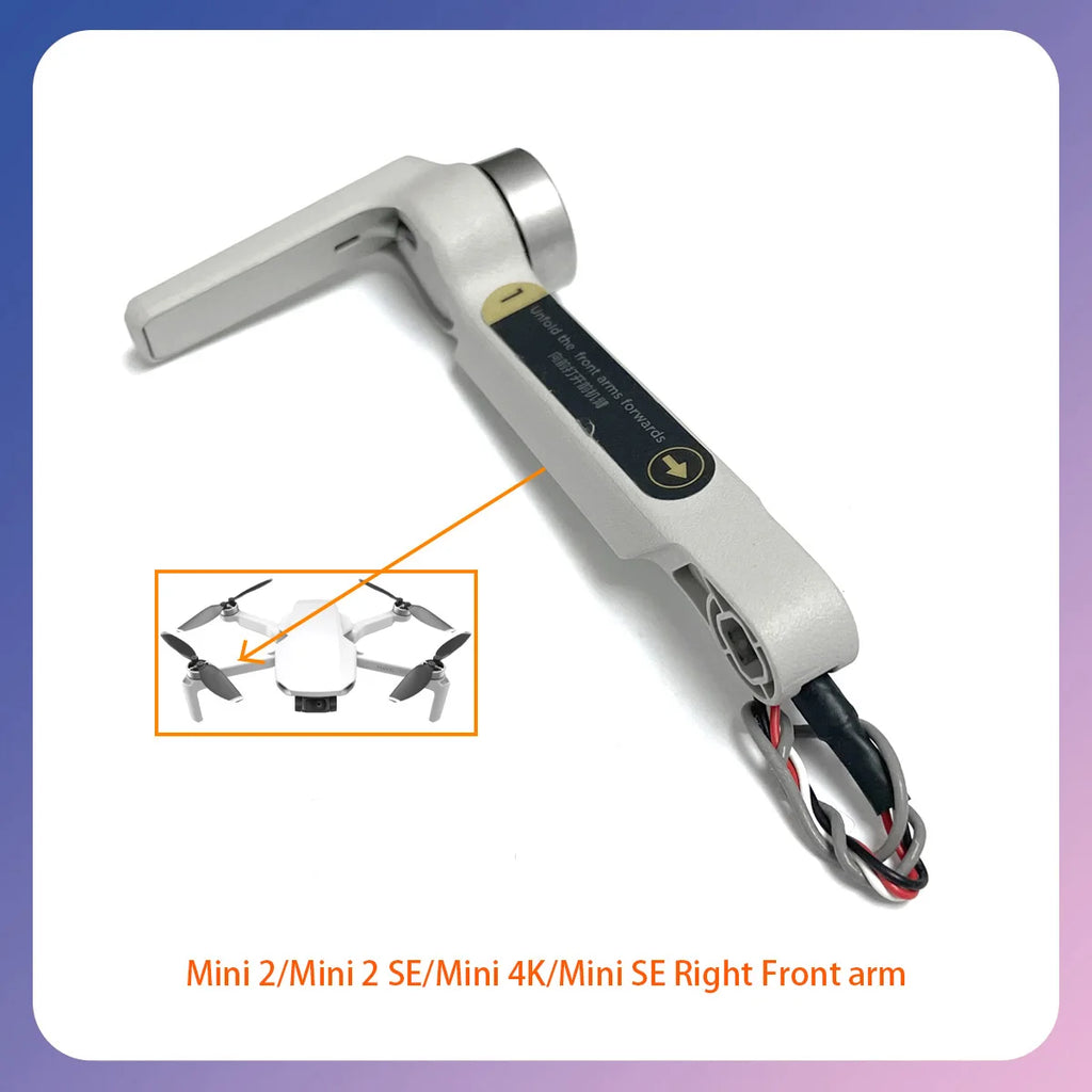 Original Mini 4K front, rear, left, and right arm rotation with smooth and seamless operation for DJI Mini series repair parts