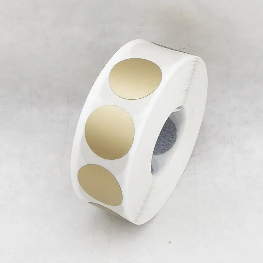 1 Roll DIY Scratch off Stickers in Small round Or Heart Shapes - 3 Sizes Available for Scratch Cards Retail Or Wholesale