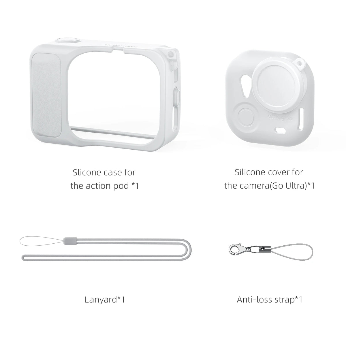 For Insta360 GO Ultra Silicone Case for Insta 360 Ultra Action Camera Protective Cover With Lens Protection Film Accessories