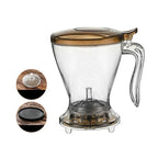 600ml Pour Over Coffee Dripper Cold and Heat Resistant Removable Coffee Filter Hand-brewed Espresso Pot Infuser Loose Leaf Tea
