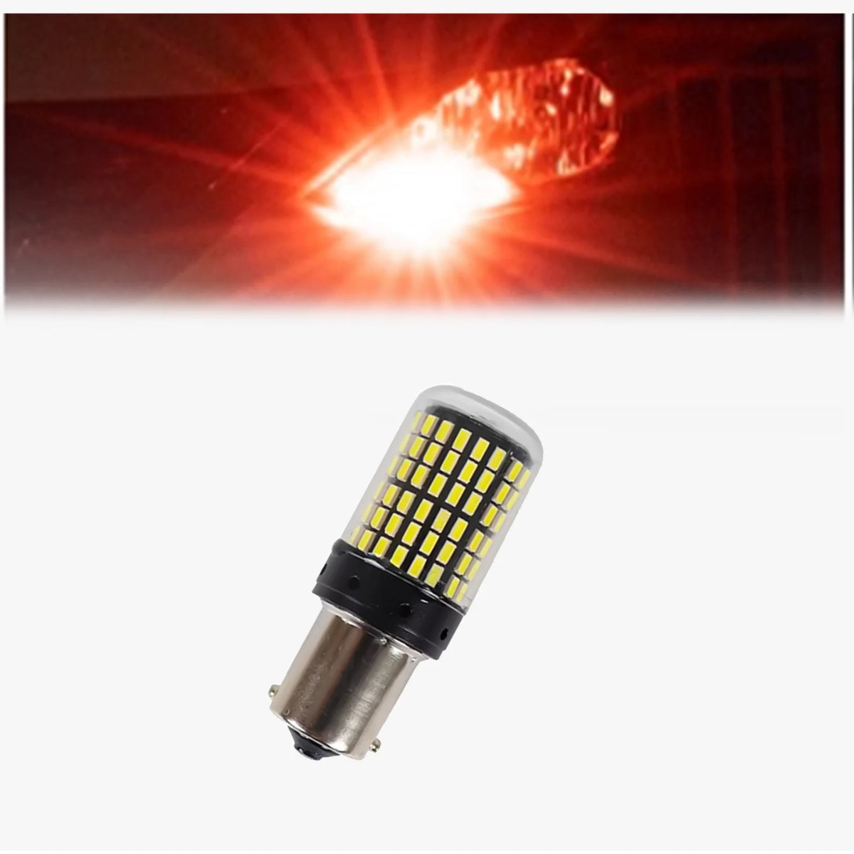 10Pcs BAU15S PY21W 1156 BA15S P21W 7440 W21W T20 7443 W21/5W 3157 1157 BAY15D P21/5W LED Bulb Car Light 2800LM 6000K White 12V