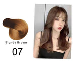 Mokeru Natural Organic Brown Hair Color Permanent Hair Coloring Shampoo Long Lasting Hair Dye Shampoo For Women Professional Dye