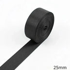 5M 10-100mm Black Nylon Webbing Tape Backpack Strap Pet Collar Safety Belt Ribbon Band DIY Bag Clothing Sewing Accessories