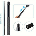 For Insta360 x2 x3 x4 x5 Motorcycle Bike Mount Selfie Stick for Insta 360 x2 x3 x4 x5 Moto Monopod Handlebar Accessories Kit