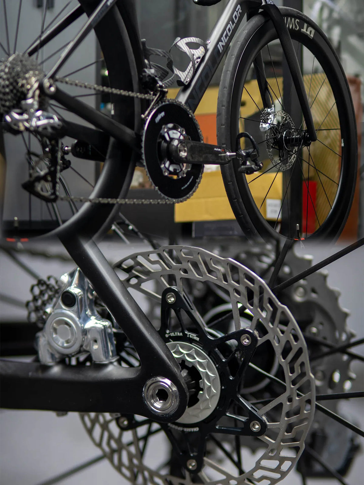 Chaser New 6-ULTRA G2 Ultralight Center Lock Disc Brake Discs Road Bike Gravel Disc Brake Disc 160/140mm Without Locking Cover