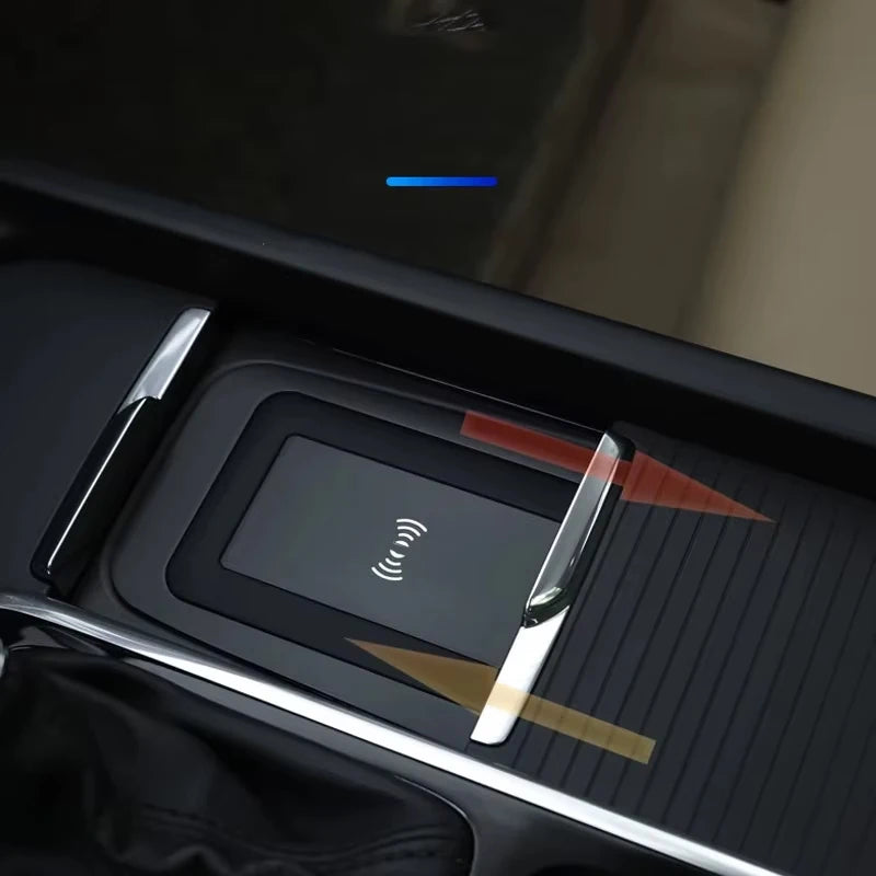 Car wireless charger phone charger charging holder for Volvo XC90 S90 V90 XC60 S60 V60 C60 2018-2021 accessories