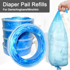1/2/10pcs Diaper Pail Refills Bags For Genie Diaper Trash Compatible with Minchkin Angelcare Diaper Bucket Replacement Bag