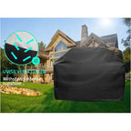 210D Bbq Grill Cover Waterproof Uv & Dust Protection Fits Most Models Durable Outdoor Cooking Accessory For Outdoor Grill