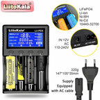 Liitokala Lii-PD2/Lii-PD4 Li-ion & NiMH Battery Charger for 18650 21700 26650 AA AAA