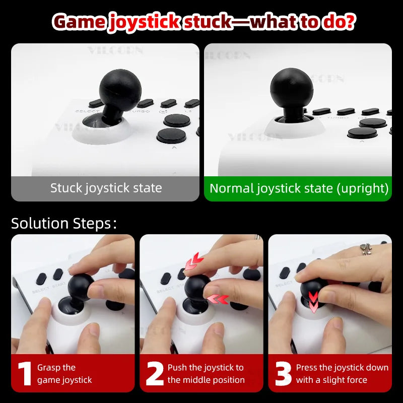 Arcade Joystick Wireless Gaming Controller for PC/Android/ios/Switch/PS3/PS4 Fighting Stick For Street Fighter/Mame