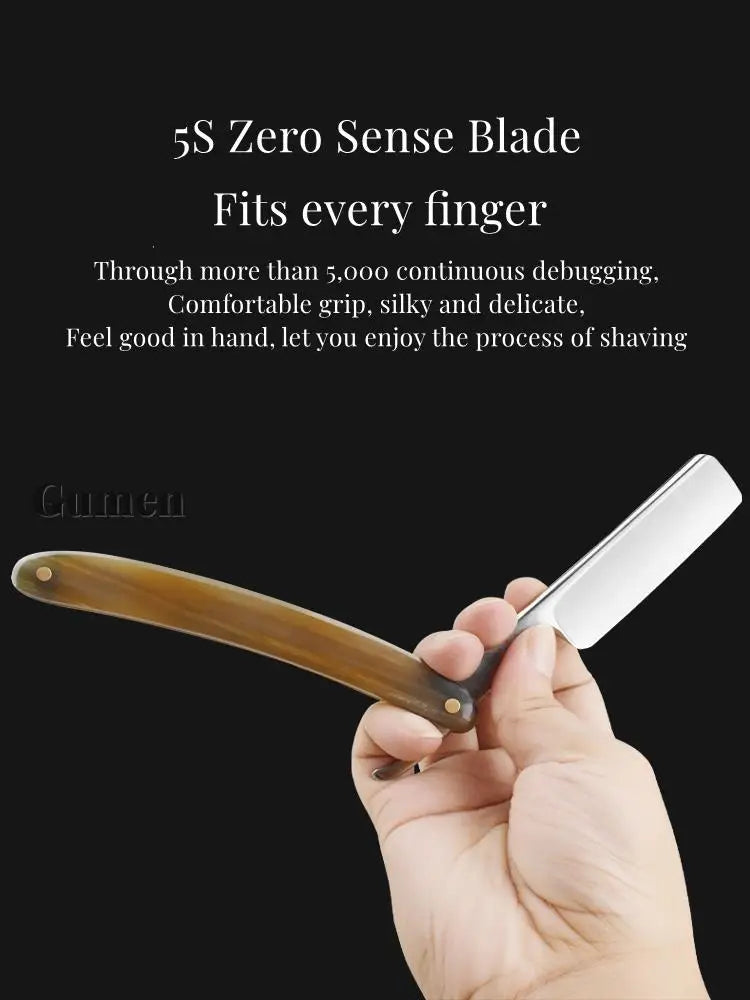 Japanese 440C Steel Straight Edge Sharp Barber Razor Salon Barbershop Shaving Razor Sharp Already Straight Razor For Men
