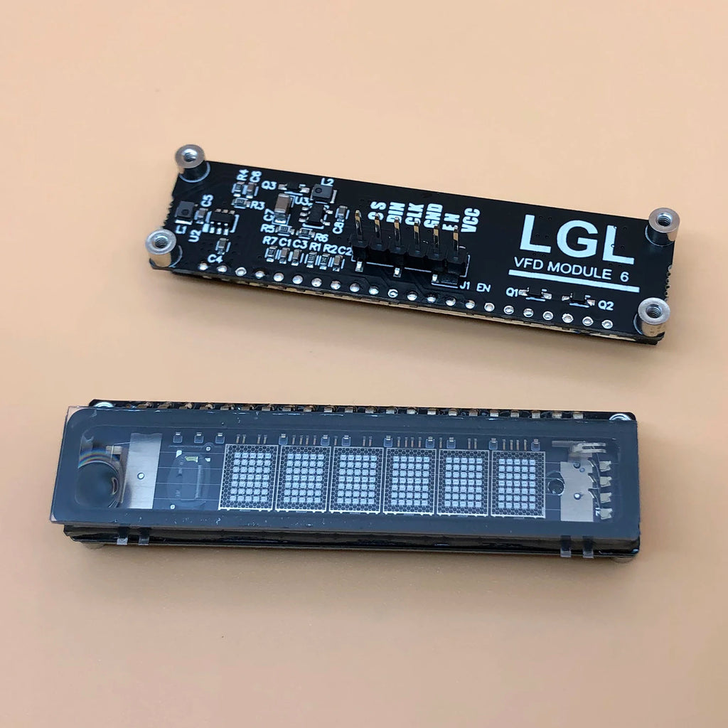 8 Bit 16-Bit Dot Matrix Board VFD Module Screen Graphical Lattice for Arduino C51 STM32 Microcontroller VFD Fluorescent Display