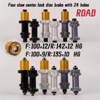 New 24 Hole Sealed Bearing Ultra Light Four Claw Road Bicycle Wheel Hub, 100/135/142 Compatible With For SHIMANO SRAM 11S