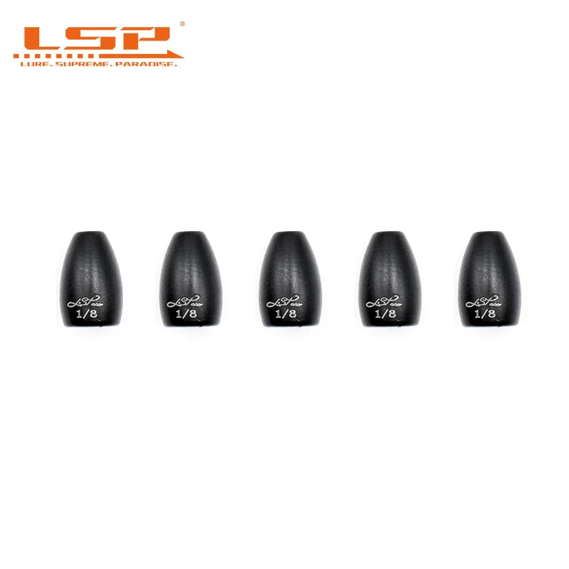 LSP Texas Rig Sinker 1/16 - 1 Oz Bullet Bass Fishing Weight 1.8-28g Lure Accessories Fishing Goods For Winter Fishing