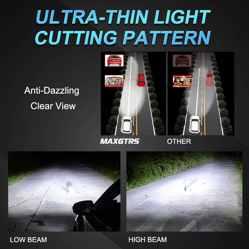 2x H7 Led Headlight Low Beam Lights CSP Chips High Power 10000LM 6000K Canbus For Volkswagen Golf 6 MK6 Golf 7 MK7 Touran 12V