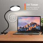 Desk Lamps LED Book Light USB Rechargeable Reading Light Warm Cool White Daylight Portable Flexible Easy Clip Night Reading Lamp