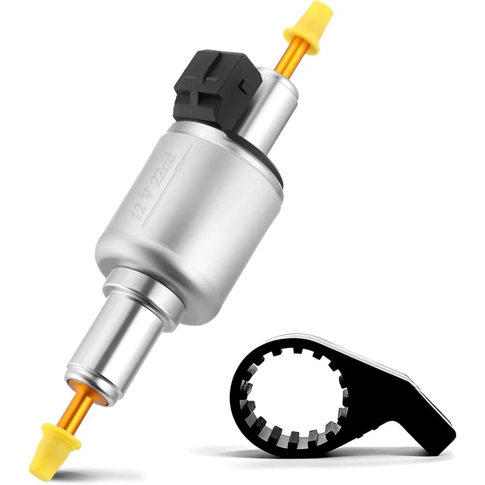 Diesel Heater Fuel Pump 12V/24V 22ML Quiet Electric Oil Pump for Webasto Eberspacher 2KW 5KW 8KW Air Heater