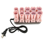 10Pcs Professional Electric Heated Roller Curling Roll Hair Tube Hair Styling Upgrade Style
