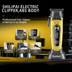 KEMEI Men's Hair Trimmer, Cordless Professional Hair Clippers, Beard Trimmer, Barber Care Kit, Hair Cutting Machine, 11,501 RPM,