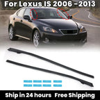 Windshield Pillar Molding for Lexus IS 2006-2013 with Clips Kit Pillar Molding Outer Protective Strip 75551-53020 75552-53020