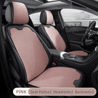 Car Seat Cover Linen Cotton Set Car Seat Cushion Soft Universal Seat Cushion Chair Protector Pads Auto Seats Cover Accessories