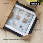 Wood Flap Art Frames Magnetic A4 Photo Frame Framed Picture DIY Children's Exhibition of Paintings Home Decoration Storage Rack