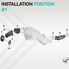 For BMW F20 F21 F30 F31 114i 116i 118i 316i 320i N13 2010-2016 Car Air Intake Filtered Duct Hose Pipe13717597586 Accessories