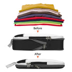 Luggage Cubes Organizer Portable Travel Storage Bag Compressible Packing Cubes Foldable Waterproof Travel Suitcase Nylon Handbag