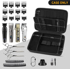 (Case only) Hard Travel Case for Hair Clippers, Hair Cutting Barber Supplies Organizer Bag, Trimmer Storage Holder for Ufree