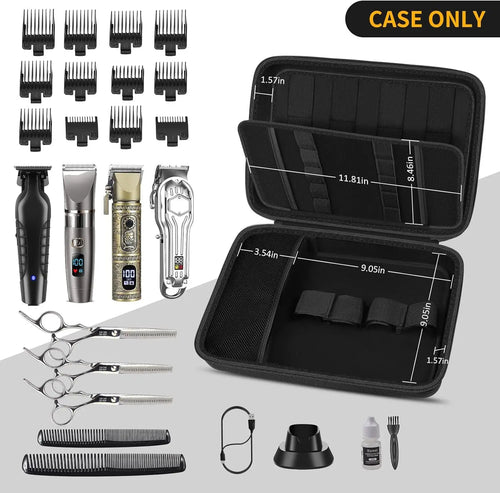 (Case only) Hard Travel Case for Hair Clippers, Hair Cutting Barber Supplies Organizer Bag, Trimmer Storage Holder for Ufree