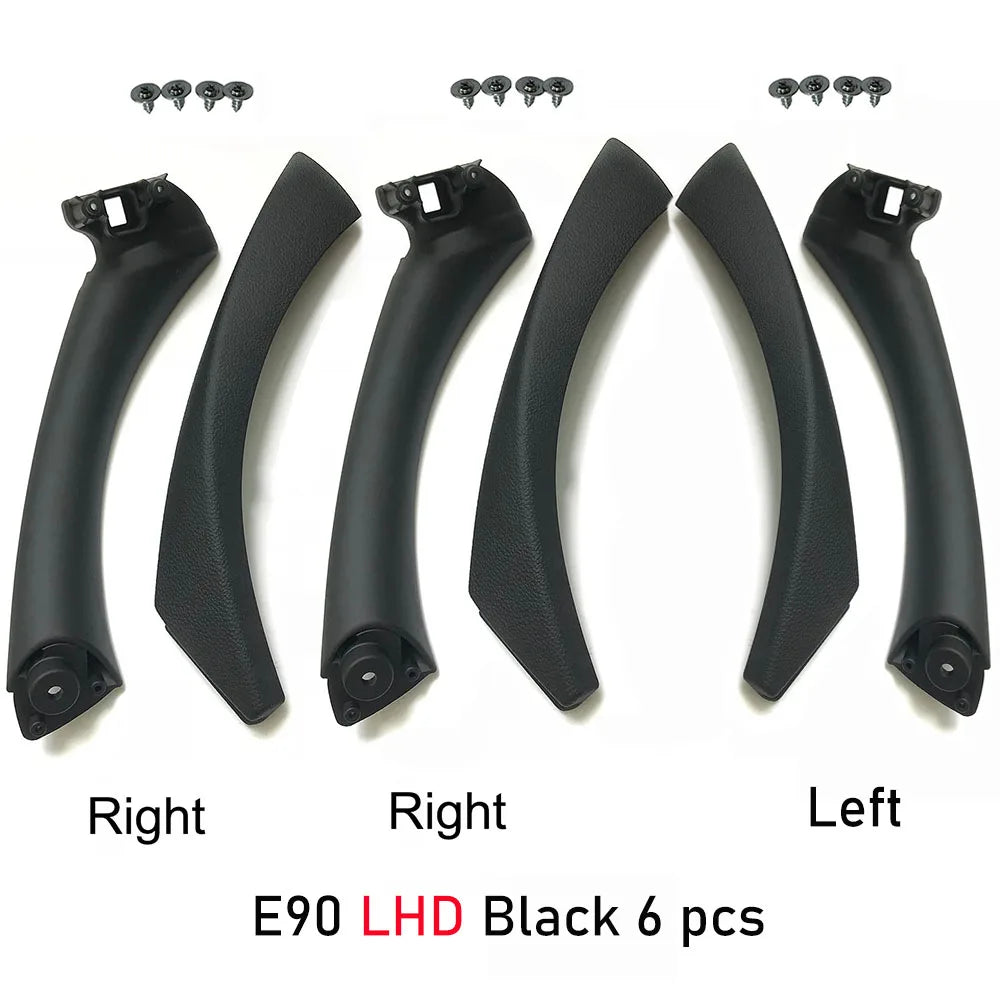 For BMW 3 Series 2005-2012 E90 E91 E92 Replacement Door Handle 6pc LHD RHD Door Interior Handle 316 318 320 325 328 330