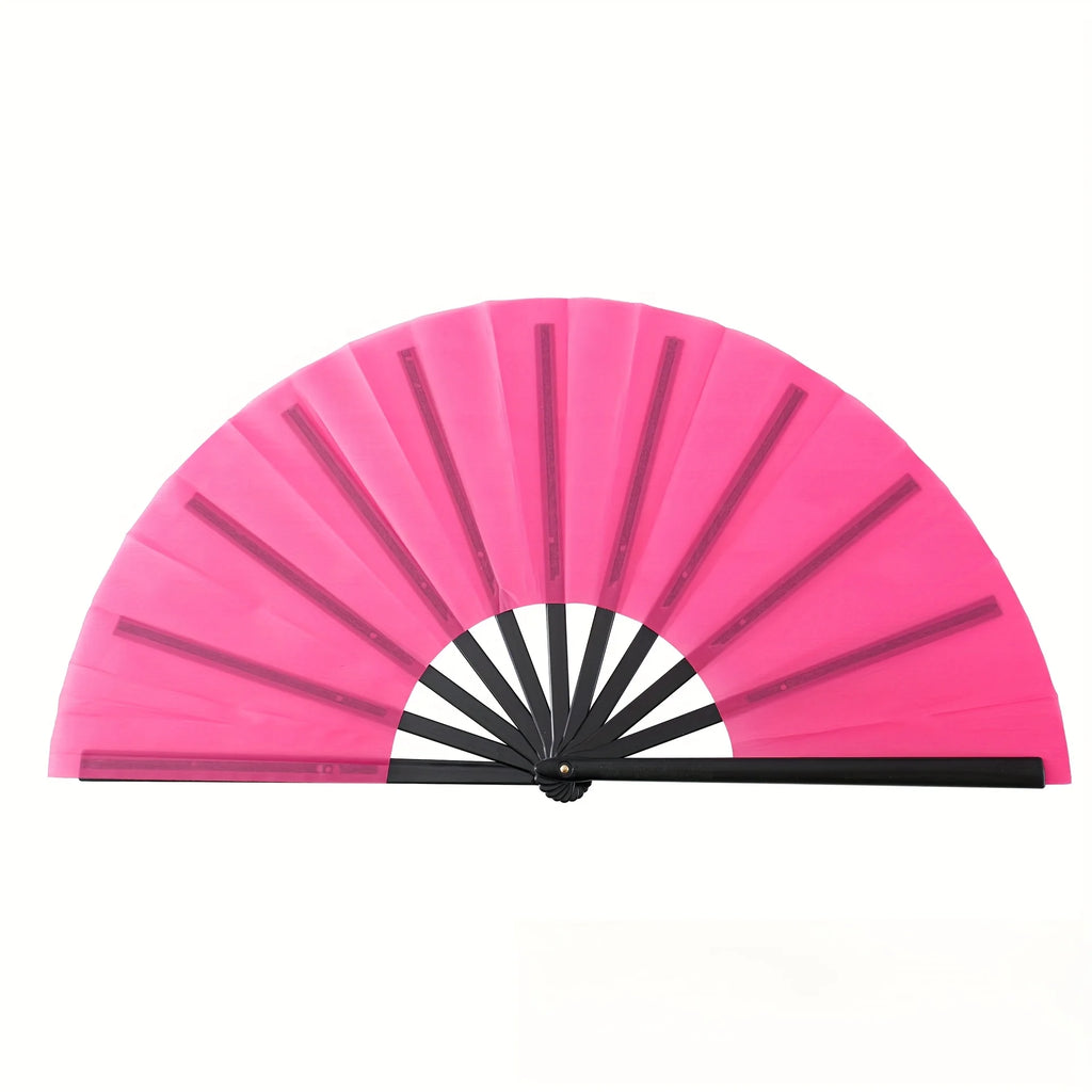 Boots on The Ground Fan,Large Holographic Folding Hand Fan, Clap Fans for Line Dancing,Foldable Craft Holding Hand Fan