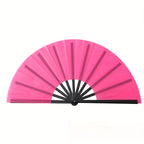 Boots on The Ground Fan,Large Holographic Folding Hand Fan, Clap Fans for Line Dancing,Foldable Craft Holding Hand Fan