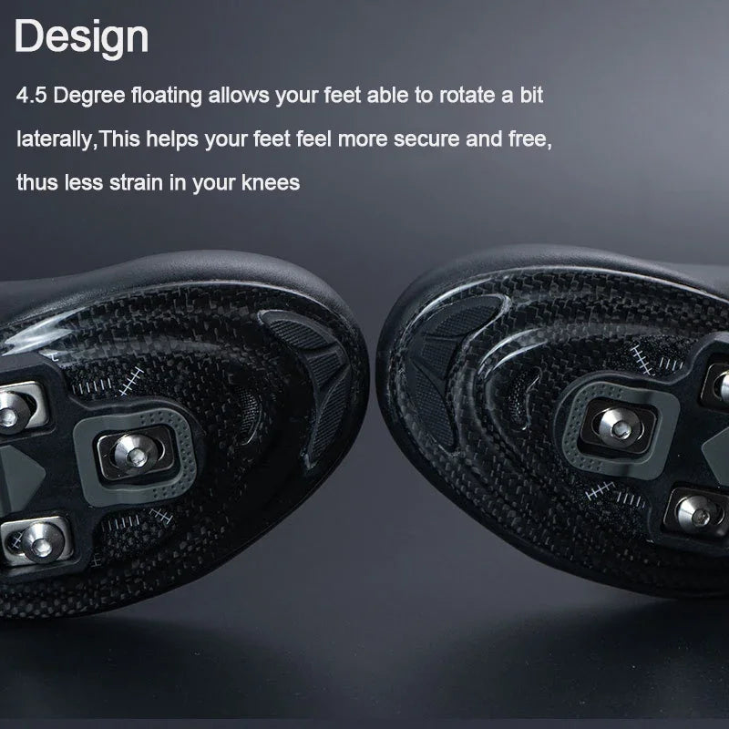 Pedals Cleats Road Cycling Cleats 4.5 Degree Floating Self-locking Bicycle Cleat Pedal Clip Plate Cycling Parts Bike Accessories