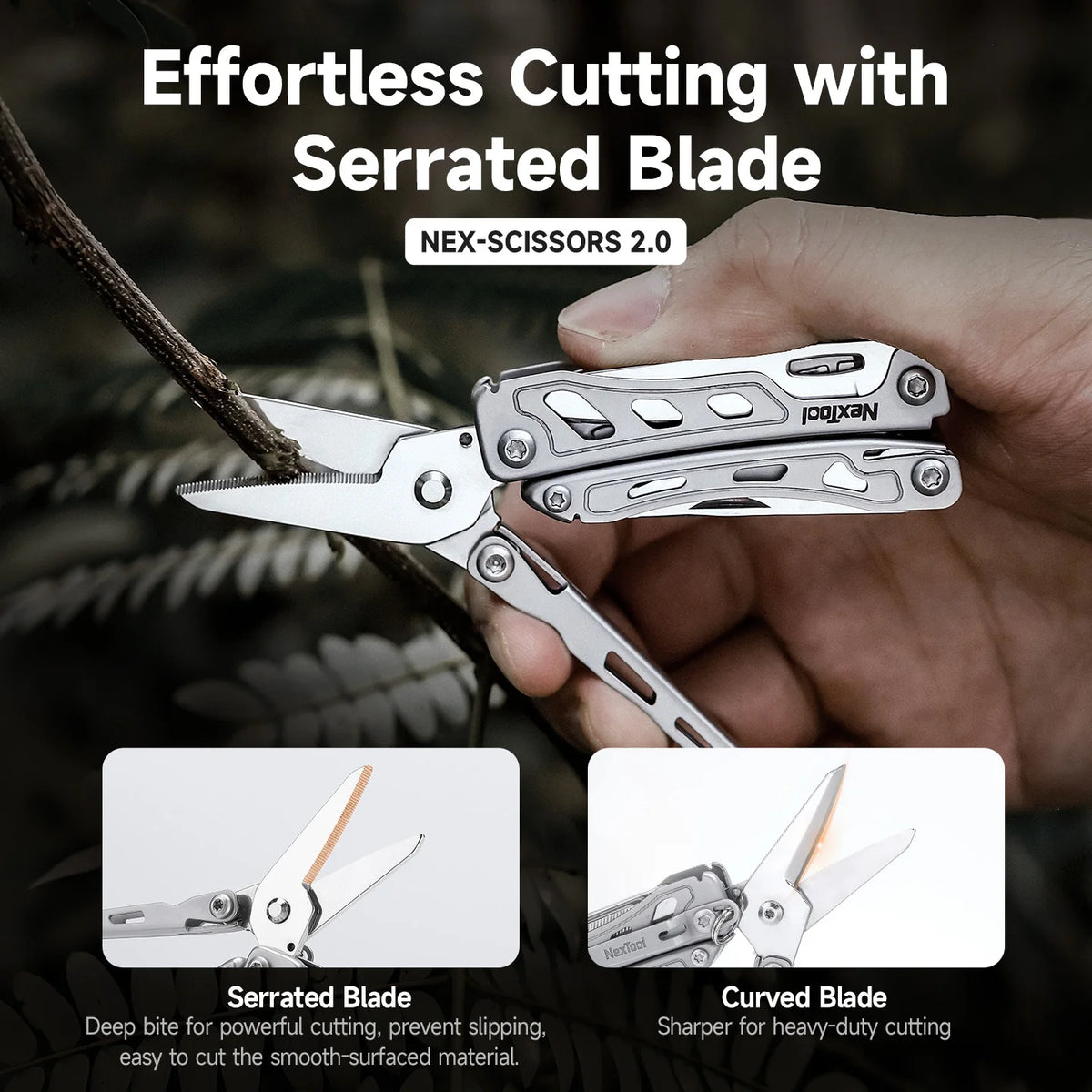 2025 New NexTool Mini Flagship F12 Multi Tool 13 In 1 Folding EDC Multitool Screwdriver Pliers File Ruler Outdoor Camping Tools