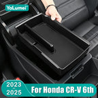 For Honda CRV 2023 2024 2025 CR-V 6th Gen Hybrid Car Central Armrest Storage Box Organizer Container Tray Case Accessories