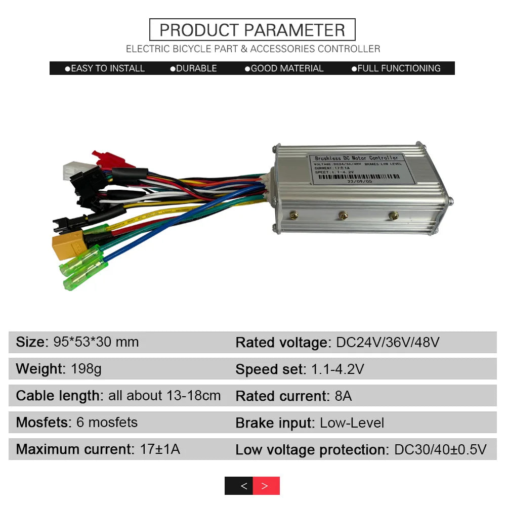 Ebike Sinawave Controller 36V/48V 17A/26A/30A with S966 NFC Display For 250W-1000W Electric Bicycle Conversion Parts E-scootor