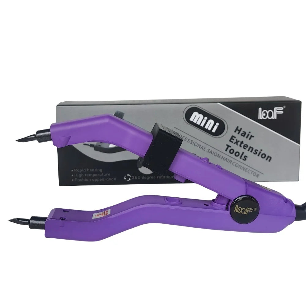1Pcs  2024 New Temperature210℃ Hair Connectors Keratin Bonding Heat Iron Hair Extension Mini Heating Tip Adjustable Tools