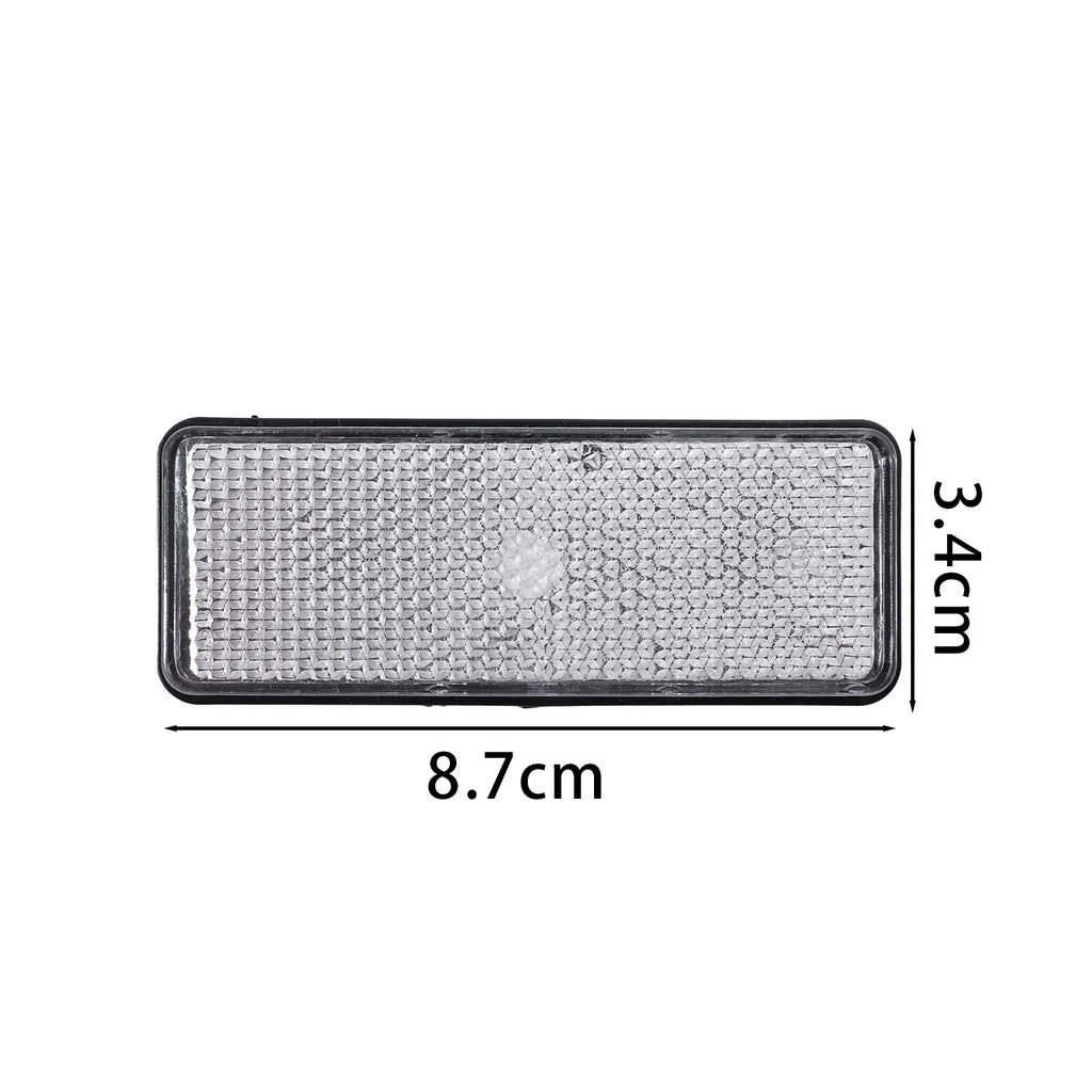 Electric Scooter Rear Reflector Night Safety Warning Plate Waterproof High Bright Universal Motorcycle Car Truck Trailer Parts