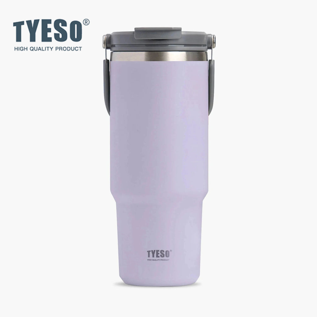 Tyeso 900ml Stainless Steel Insulated Travel Mug Tumbler with Lid, Black