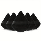 3/5/6 Pcs Triangle Powder Puff For Loose Powder Liquid Cosmetic Soft Plush Powder Puff Makeup Foundation Puff Makeup Tool