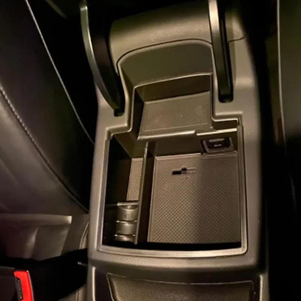 ABS Car Armrest Storage Box for Audi Q5 8R 2009 - 2017 Central Console Organizer Tray Interior Accessories